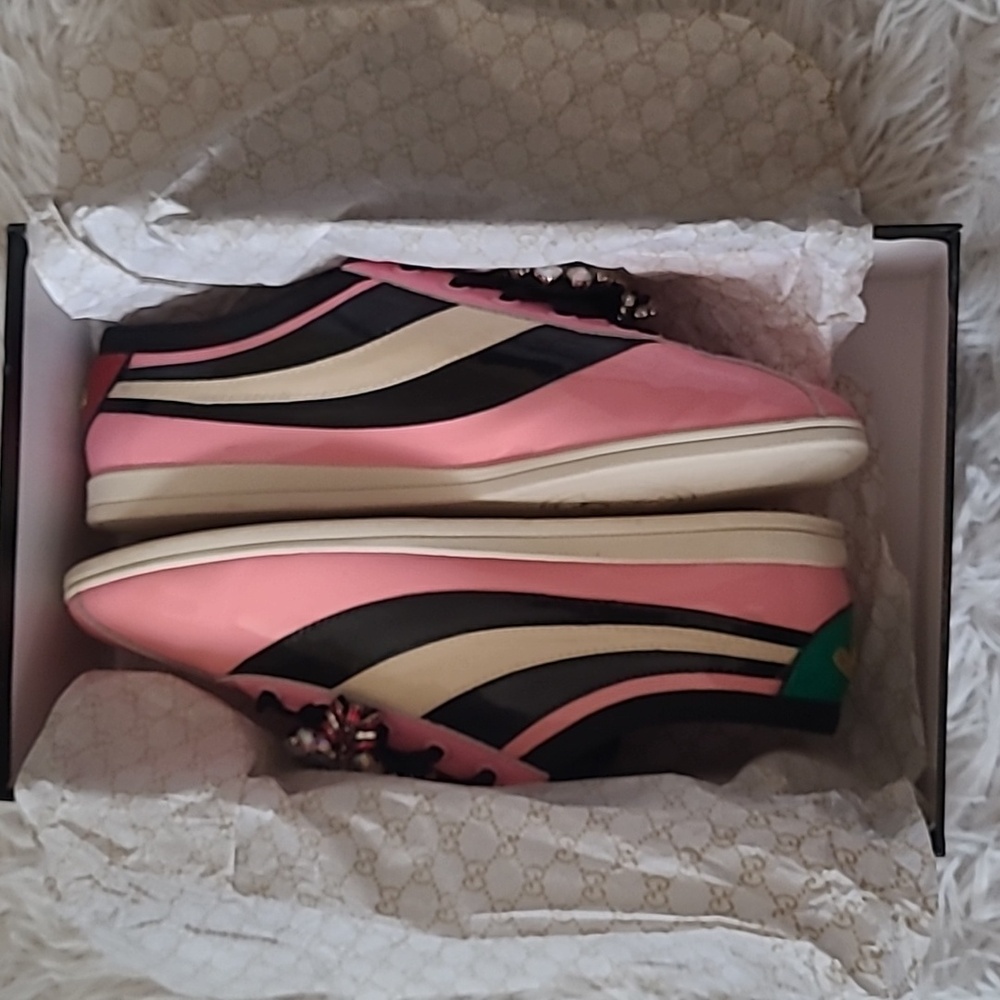 Gucci Pink and Black Women's Sneakers